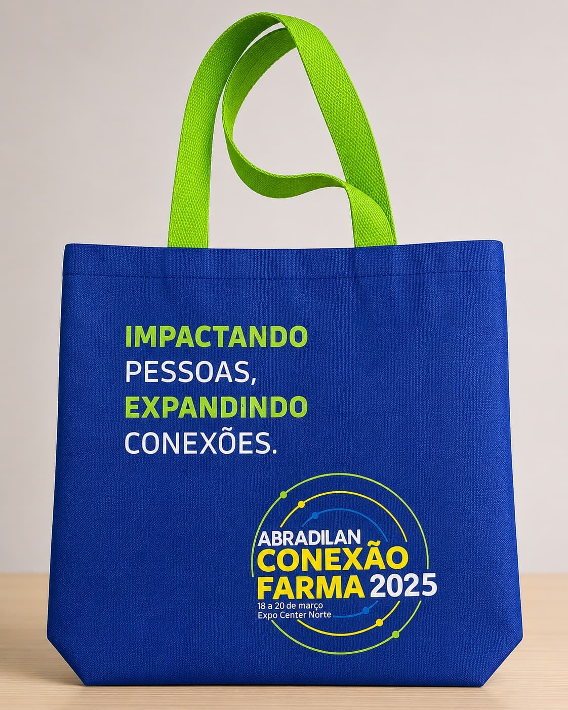 Sacola de brim personalizada